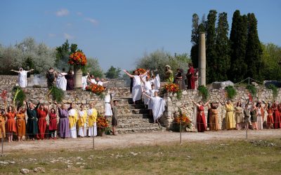 Szabad színház – Gorsium – Floralia képes beszámoló- rómaiak – 2024.05.04 Azaum