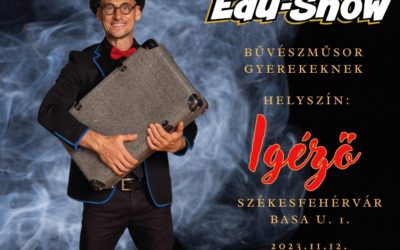 Szabad Színház –   Mágikus és mulatságos – EduShow – Zsiga Edwárd interaktív bűvészműsora gyermekeknek – 2023.11.12-én 11.00 órakor