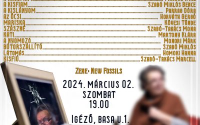 Szabad Színház – Schwajda György – Nagy Judit: A szent család PREMIER