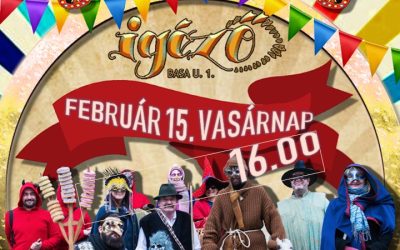 Hagyományos Farsangfarki felvonulás 2026. február 15-én 16:00-kor a Szabad Színházzal